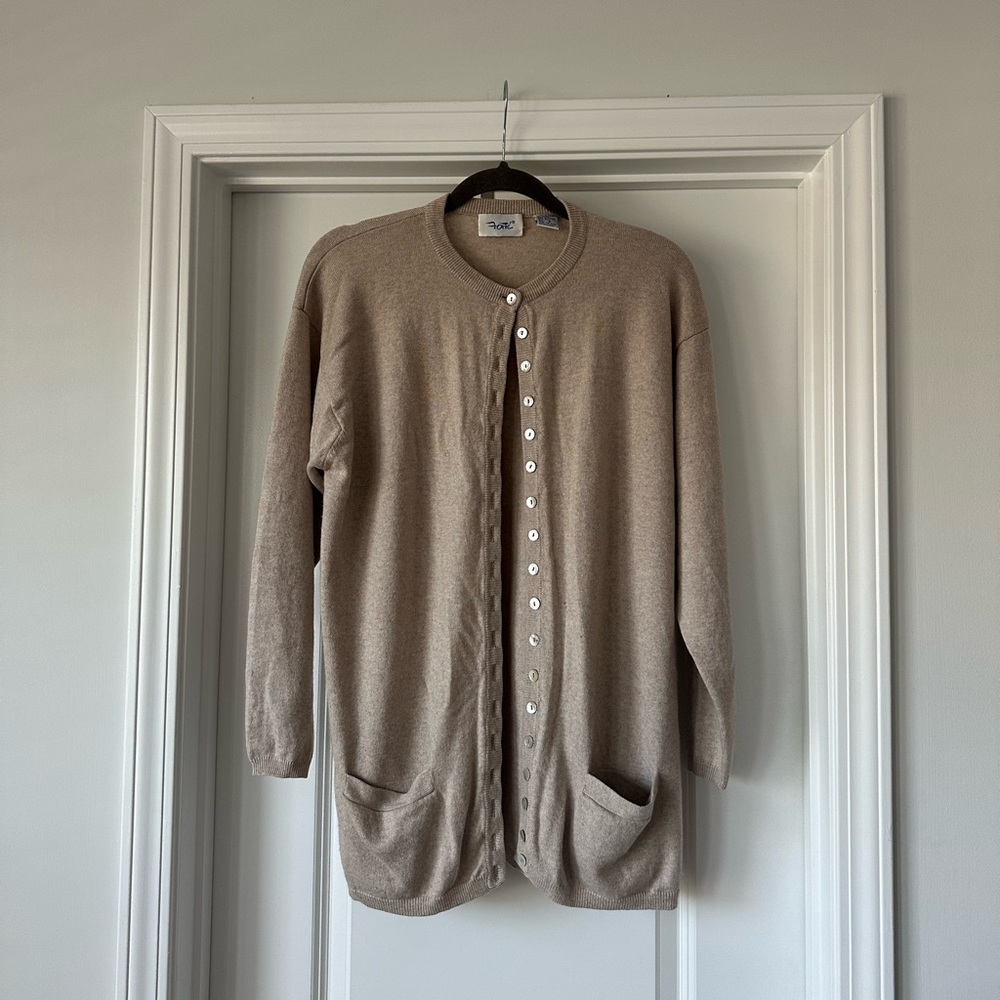 Cashmere Silk Blend Vintage Cardigan